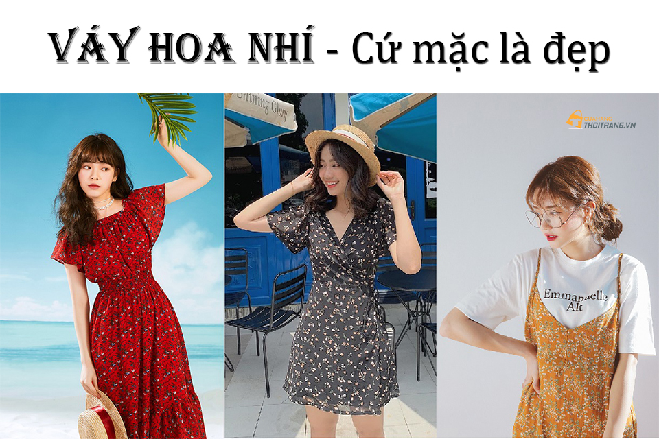 5 mẫu váy hoa nhí 